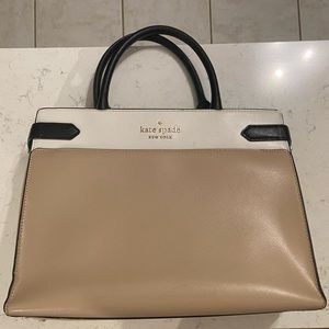Kate Spade Madison Colorblock Saffiano Leather Medium Satchel